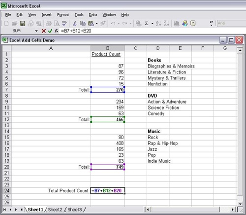How To Add Two Or More Cells Together In Microsoft Excel