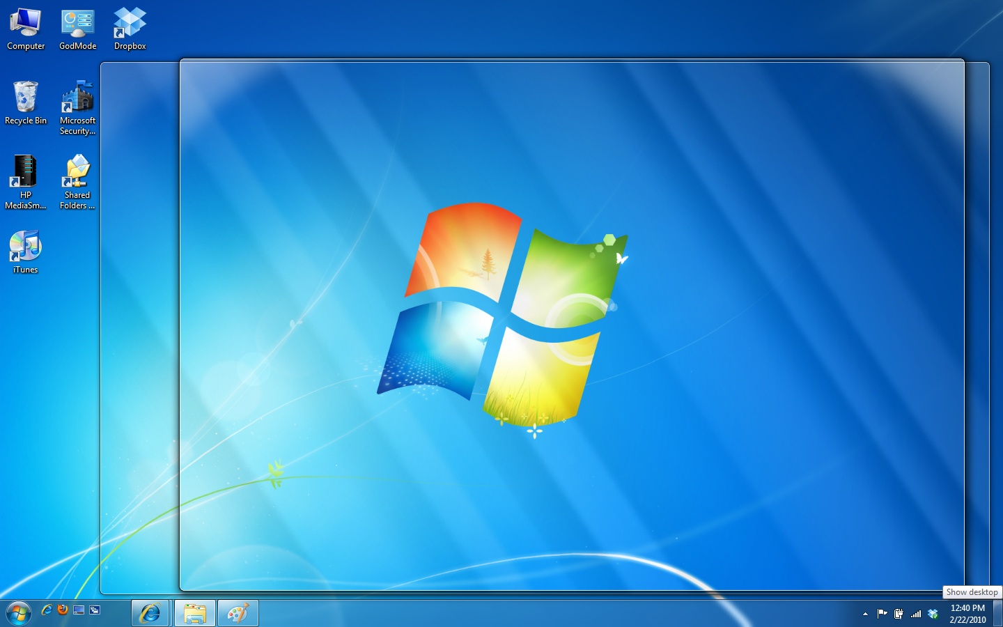 windows 7 desktop