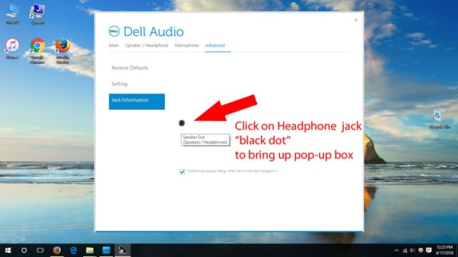 How To Fix Not Working Headphone Speaker Jack On Windows 10 Dell Laptop